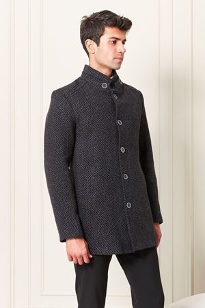 Erkek Füme Kaşe Kaban