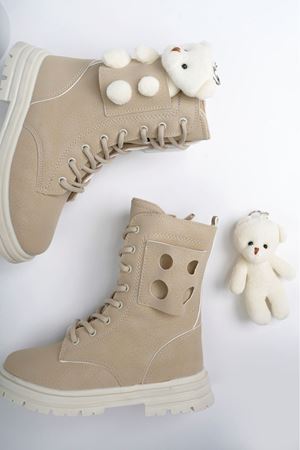 Ayıcıklı Krem Çocuk Bot