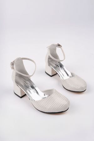 Topuklu Sedef Karnıyarık Ayakkabı