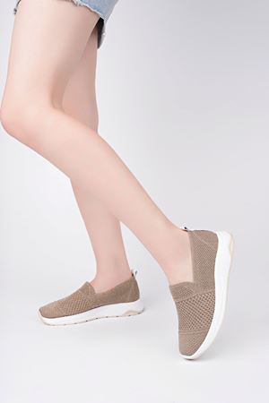 Ortopedik Pedli Vizon Triko Spor Ayakkabı