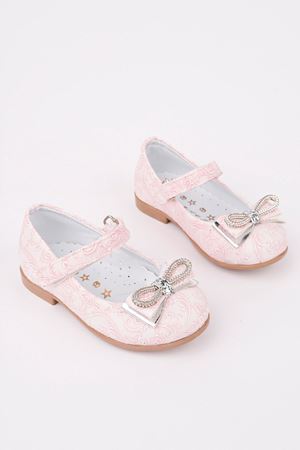 Pudra Sarmaşık Kız Bebe Ayakkabı