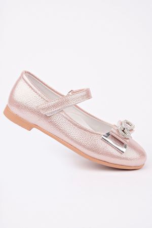 Pudra Parlak Kız Çocuk Ayakkabı