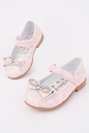 Pudra Sarmaşık Kız Bebe Ayakkabı