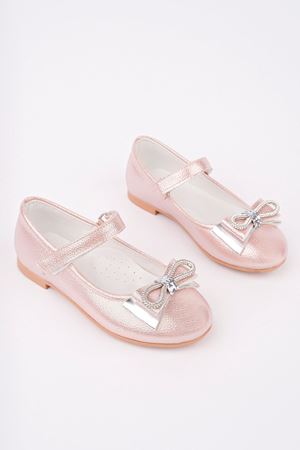 Pudra Parlak Kız Çocuk Ayakkabı