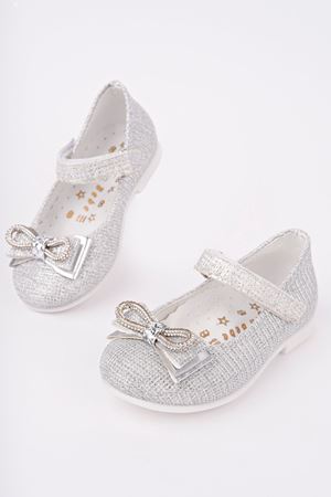 Gümüş Çupra Kız Bebe Ayakkabı