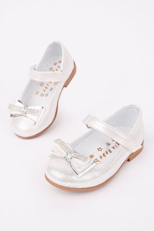 Sedef Parlak Kız Bebe Ayakkabı